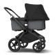 Коляска Bugaboo 2 в 1 FOX3, BLACK/GREY MELANGE, черное шасси/серый текстиль, (2306010002)
