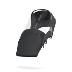 Дощовик HIGH PERFOMANCE для коляски BEE BLACK, колір чорний/прозорий, (590441ZW01), Bugaboo