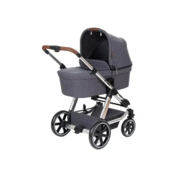 Універсальна коляска 2 в 1 ABC Design TURBO 4T Diamond Collection Asphalt, сірий (1200144/1907)