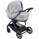 Універсальна коляска 2 в 1 CAM Techno Milano рама чорна, сіра (805T/V90/978/555K) | KIOSK для МАМ