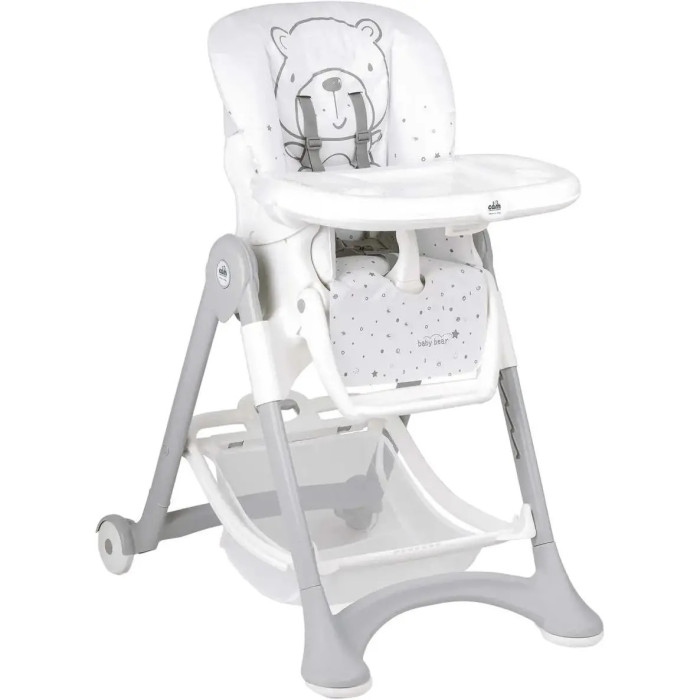 Стільчик для годування CAM Campione, з ведмедиком, сірий (S2300-C247/C36) | KIOSK для МАМ