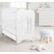 Дитяче ліжечко Micuna Aura White, 120х60 см, білий (AURA WHITE)