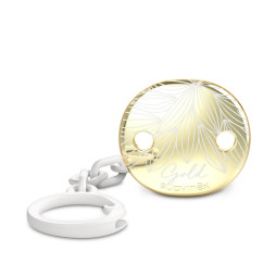 Кліпса для пустушки Suavinex Gold Edition, біла (307866)
