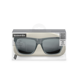 Дитячі окуляри Suavinex ADULT, напівкругла форма, графітові (308558)