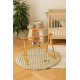 Килимок для гри Bamboo Leaf, Ø100 см, Lorena Canals, BBM-BAMLEAF в дитячу кімнату