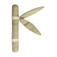 Килимок для гри Bamboo Leaf, Ø100 см, Lorena Canals, BBM-BAMLEAF в дитячу кімнату