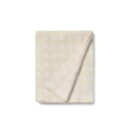 В'язаний плед Vichy Ivory, 80x100 см, Lorena Canals, BLK-VICHY-IVO