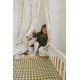 В'язаний плед Vichy Matcha, 80x100 см, Lorena Canals, BLK-VICHY-MAT в дитячу кімнату