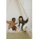 В'язаний плед Vichy Matcha, 80x100 см, Lorena Canals, BLK-VICHY-MAT в дитячу кімнату