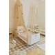 В'язаний плед Vichy Rose, 80x100 см, Lorena Canals, BLK-VICHY-ROS в дитячу кімнату
