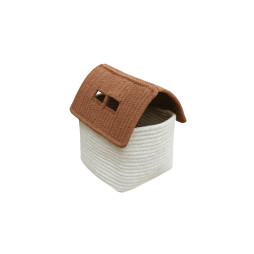 Кошик «Будиночок Toffee», Eco-City 22x22x34 см, Lorena Canals, арт. BSK-HOUSE-TOF