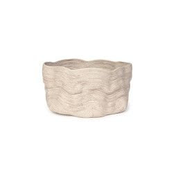Кошик большая хлопковая Stonewashed Wide Natural, Lorena Canals, BSK-SW-NAT-L