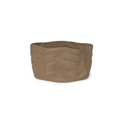 Кошик большая хлопковая Stonewashed Wide Soil Brown, Lorena Canals, BSK-SW-SBR-L