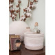Кошик Mini Tricolor Ivory, 15xØ15 см, Lorena Canals, BSK-TRIC-IVO в дитячу кімнату