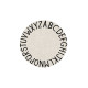Ковер Lorena Canals Round ABC Natural Negro Ø150 см, C-ABC-NBK | Купить в Киеве в KIOSK для МАМ