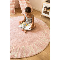 Килим бавовняний Round ABC Vintage Nude Natural Ø150 см, Lorena Canals, C-ABC-VNN