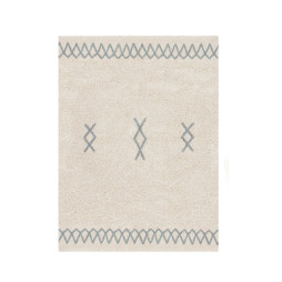 Килим бавовняний Atlas Natural Vintage Blue 120 x 160 см, Lorena Canals, C-ATLAS-NVB