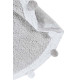 Килим бавовняний Bubbly Light Grey Ø 120 см, Lorena Canals , C-BUBBLY-GR в дитячу кімнату