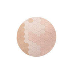 Килим бавовняний круглий Ø 140, Round Honeycomb Rose, Plaster Miodu Róż, Planet Bee, Lorena Canals, C-COMB-ROS