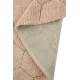 Килим бавовняний круглий Ø 140, Round Honeycomb Rose, Plaster Miodu Róż, Planet Bee, Lorena Canals, C-COMB-ROS в дитячу кімнату