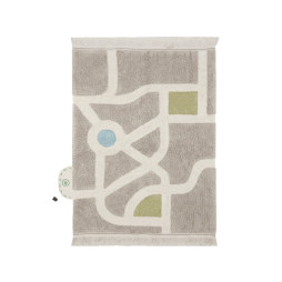 Килим бавовняна ігрова карта міста Eco-City, 200x300 см, Maxi Rugs, Lorena Canals, C-ECOCITY-XL