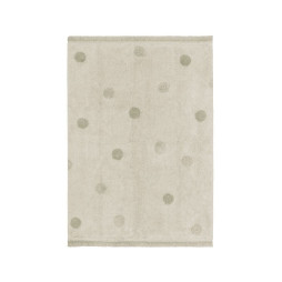 Килим Lorena Canals Hippy Dots Natural Natural Olive 120X160 см в дитячу кімнату, арт. C-HIDO-OLV