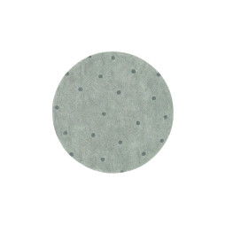 Килим бавовняний Round Dot Blue Sage Ø140 см, Lorena Canals, C-RDOT-BSG