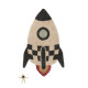 Килим бавовняний Rocket "Mom, I want to be an astronaut", Lorena Canals, C-ROCKET | Купити в Києві в KIOSK для МАМ