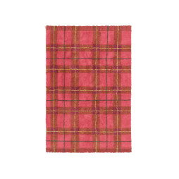 Килим бавовняний Tartan 140×190 см, Vintage Red Wouf Wouf, Lorena Canals, C-TAR-VR-M