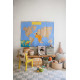 Ковер хлопковый Kitchen Tiles Blue Sage 120x160 см, Lorena Canals, C-TILES-BSG в детскую комнату
