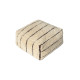 Пуф Lines Natural, 45x45x22 см, Lorena Canals, P-LNAT | Купити в Києві в KIOSK для МАМ