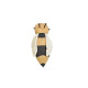 Подушка-бджілка Lorena Canals Buzzy Bee 8 х 80 х 140 см, SC-BUZZYBEE в дитячу кімнату