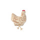 Декоративна подушка «Куриця», Farm, Lorena Canals, арт. SC-CHICKEN | Купити в Києві в KIOSK для МАМ