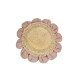 Подушка Lorena Canals Pink Daisy Ø 70 см, SC-DAISY-PK в дитячу кімнату