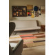 Ковер шерстяной Wool Runner Rug Chroma Spiced Coral 80 x 230 см, Lorena Canals, арт. WO-LINES-SPI-R в детскую комнату