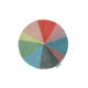 Килим вовняний Pie Chart, 120x120 см, Lorena Canals, WO-PIE-RS | Купити в Києві в KIOSK для МАМ