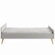 Подростковая кровать Pinio Swing Grey 200x120 см, серый