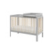 Детская кроватка Pinio Pure Grey 120x60 см (0-3 лет) для новорожденного