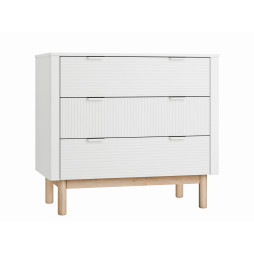 Комод Miloo White c тремя ящиками, арт. 045-023-310