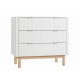 Комод Miloo White c тремя ящиками, арт. 045-023-310 | Дитячі меблі Pinio в Україні