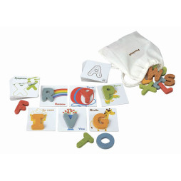 дерев'яний Англійська абетка AZ PlanToys, арт. 5168