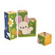 деревянная игрушка Кубики-пазлы PlanToys, арт. 5430