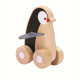 деревянная игрушка Пингвин на колёсах PlanToys, арт. 5444 | Дерев'яні іграшки PlanToys в Україні