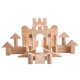 деревянные Кубики 50 деталей PlanToys, арт. 5502