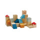 деревянная игрушка Креативные блоки - Коллекция фруктовый сад PlanToys, арт. 5542