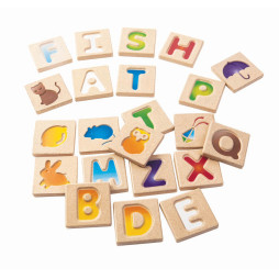 дерев'яний Англійська абетка AZ PlanToys, арт. 5637