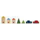Автомобильная и железная дорога - резина PlanToys, арт. 6209