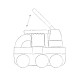 деревянная игрушка Пожарная мини-машина PlanToys, арт. 6320, арт. 6320