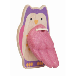 дерев'яна іграшка Брязкальце у вигляді птаха - Сова PlanToys, арт. 6434