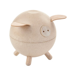 Свинка-скарбничка, біла PlanToys, арт. 8611